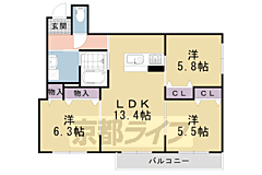 物件の間取り