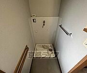 室内洗濯機置き場ありで、脱衣・洗濯が室内でできます。