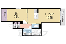 シャーメゾン アリスティオ 1LDKの間取図画像