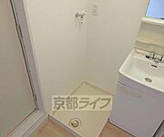 洗面所に洗濯機置き場ありますよ～