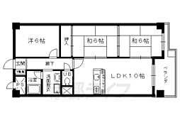 アフリー太田 3LDKの間取図画像