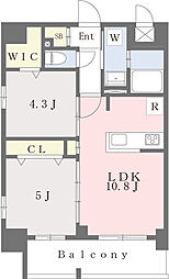 S-RESIDENCE名島 2LDKの間取図画像