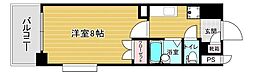 リファレンスイーストパーク 1Kの間取図画像