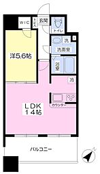 ランドマーク松島 1LDKの間取図画像