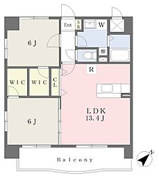 ナウヴィレッジ松島 2LDKの間取図画像