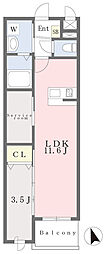 ＬＩＦＥＦＩＥＬＤ古賀駅前 4階1SLDKの間取り