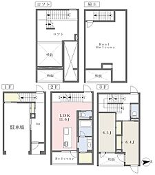 ネオラ レイ マテリア 2LDKの間取図画像