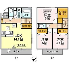 物件の間取り