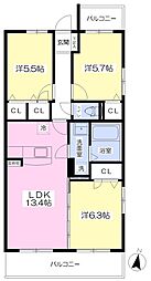 ステラしおさい通り 3LDKの間取図画像