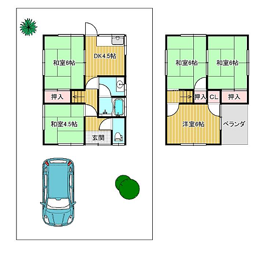 間取りを拡大表示