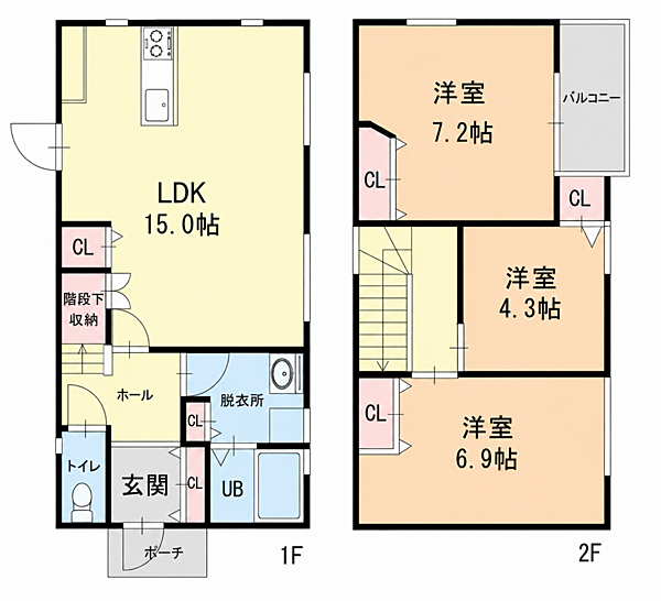 間取りを拡大表示