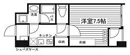 ラフィーユ北六番丁 1Kの間取図画像