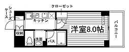 フォレスト・ヒル仙台青葉 1Kの間取図画像