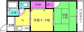 メゾン南粟津 201 ｜ 兵庫県加古川市加古川町粟津105（賃貸マンション2K・2階・31.13㎡） その2