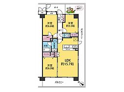 間取図画像 3LDK