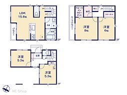 川口市芝1丁目 8期 新築一戸建て 全1棟