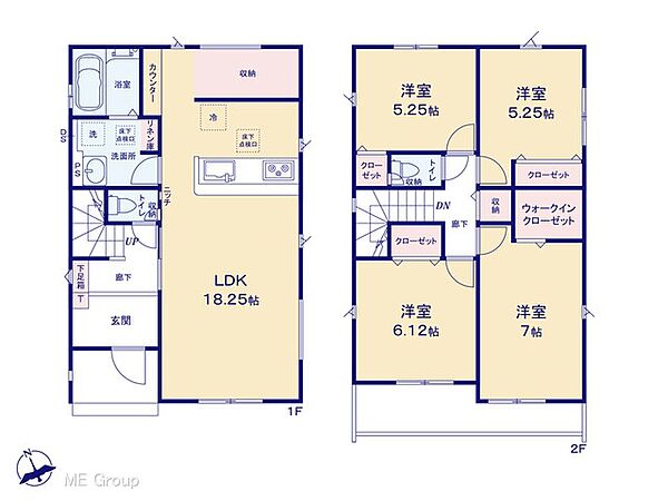 間取りを拡大表示