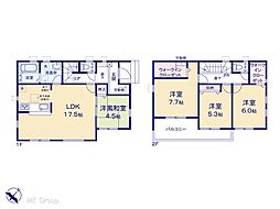 野田市中里 3期 新築一戸建て 全3棟