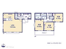 越谷市西方1丁目 新築一戸建て 全1棟
