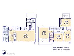 柏市布施新町4丁目 3期 新築一戸建て 全1棟