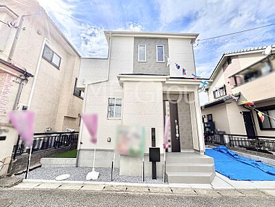 外観:堂々完成!たっぷりの陽光と開放感に包まれる明るい住まい。 外観:堂々完成!たっぷりの陽光と開放感に包まれる明るい住まい。