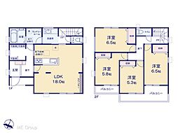 草加市旭町5丁目 新築一戸建て 全1棟
