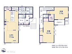 ウィザースガーデン　流山市西初石　新築一戸建て　全2棟