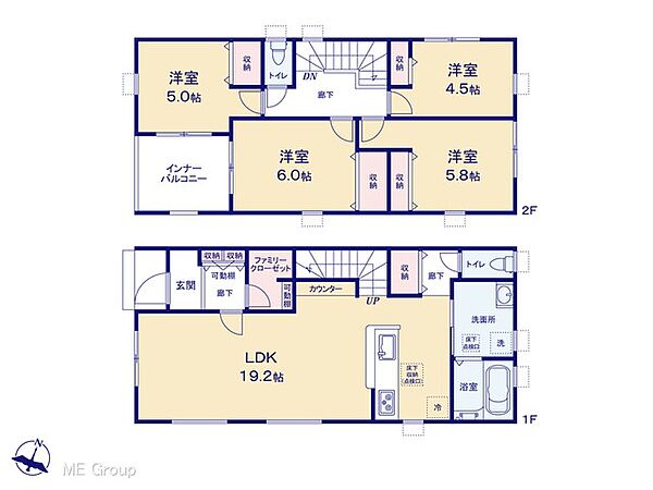 間取りを拡大表示