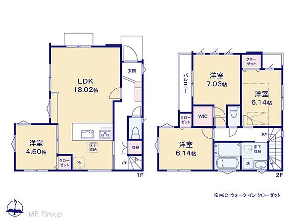 間取りを拡大表示