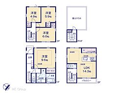 川口市末広3丁目 新築一戸建て 全3棟