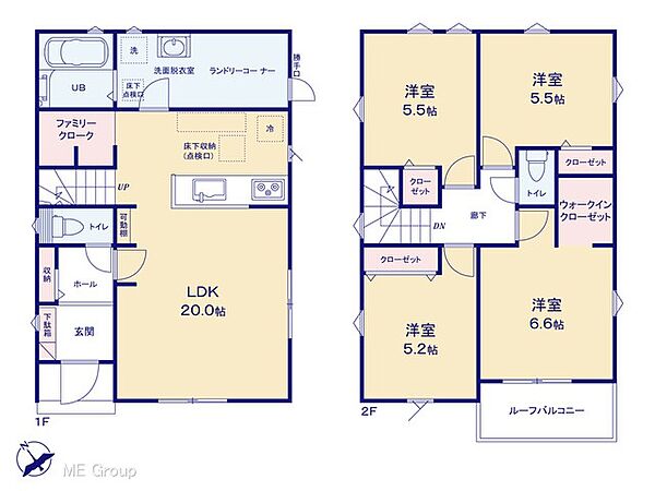 間取りを拡大表示