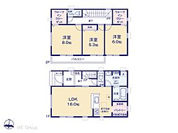 春日部市大沼3丁目 第2 新築一戸建て 全2棟