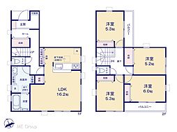 越谷市宮本町4丁目 2期 新築一戸建て 全1棟