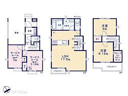 船橋市北本町2丁目 新築一戸建て 全2棟