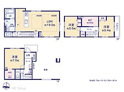 足立区佐野2丁目 2期 新築一戸建て 全6棟