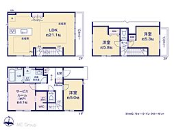 足立区佐野2丁目 2期 新築一戸建て 全6棟