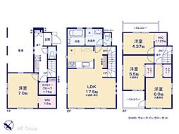 川口市柳崎1丁目 新築一戸建て 全2棟