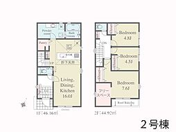鎌ケ谷市丸山3丁目 1期 新築一戸建て 全2棟