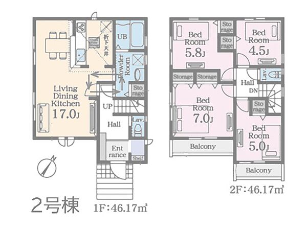 間取りを拡大表示