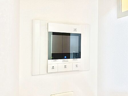 TVモニター付インターフォンが付いていてセキュリティ充実  