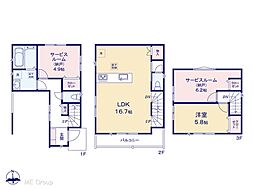 市川市市川3丁目 新築一戸建て 全1棟