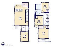 柏市西原1丁目 新築一戸建て 全3棟