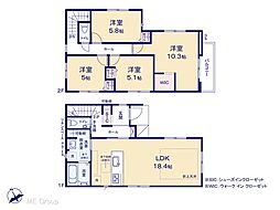 松戸市古ケ崎 10期 新築一戸建て 全1棟