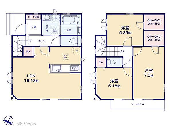 間取りを拡大表示