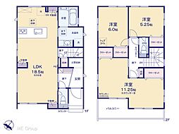 越谷市東越谷5丁目 新築一戸建て 全1棟