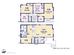 松戸市松戸西美野 9期 新築一戸建て 全2棟