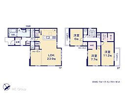 船橋市坪井西2丁目 7期 新築一戸建て 全1棟