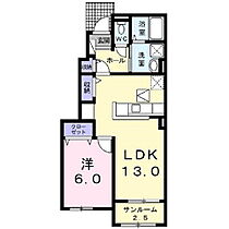 長野県上田市蒼久保（賃貸アパート1LDK・1階・50.03㎡） その2