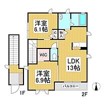 長野県上田市大屋（賃貸アパート2LDK・2階・65.66㎡） その2