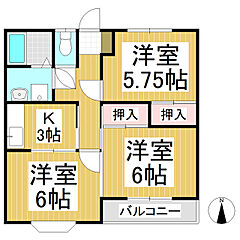 物件の間取り